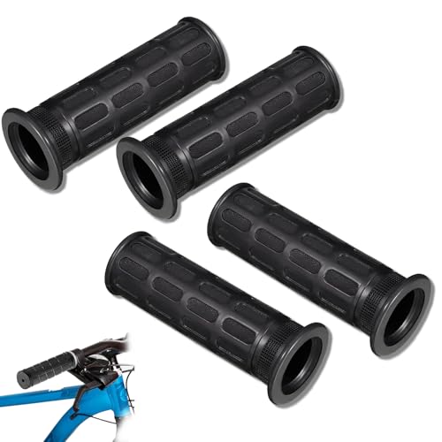 4 Pièces Poignées de Brouette, Poignée de Chariot en Caoutchouc, Intérieur 30 mm Poignée de Chariot en Caoutchouc pour Vélo, pour vélo, Fauteuil Roulant, Moto