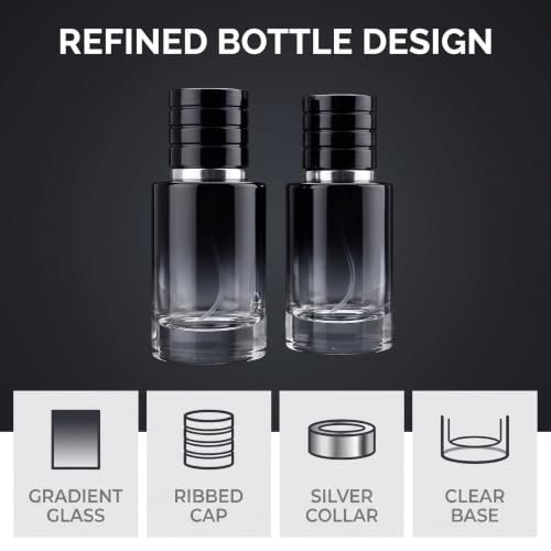 Image of 2 Pcs Black 30ml Perfume Atomizer Portable High-Grade Glass Spray Refillable Small Bottle Travel Cosmetics Outdoor Dispensing Mini Spray Bottle,Refillable Containers, Spray Bottles
