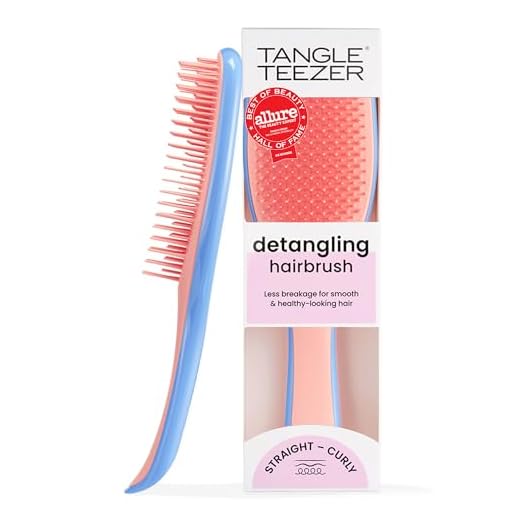 Tangle Teezer The Ultimate Detangling Brush, Dry and Wet Hair Brush Detangler for All Hair Types, Apricot Blaze
