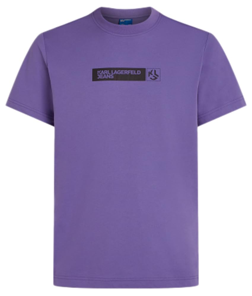 Karl Lagerfeld Jeans Men's Slim Graphic Tee T-Shirt, Purple, XXL