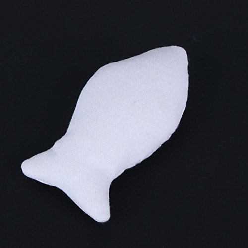 Brinquedos mastigáveis de gato com padrão de ossos de peixe N/A com almofada de lona de gato brinque