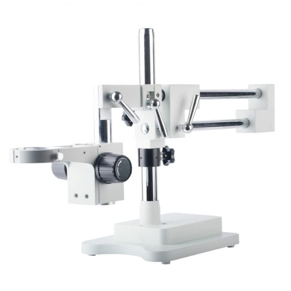 Akcesoria do mikroskopu laboratoryjnego, stopnie i stojaki do mikroskopu stereofonicznego, stojak na mikroskop optyczny z podwójnym ramieniem, stojak 32 mm (z uchwytem)