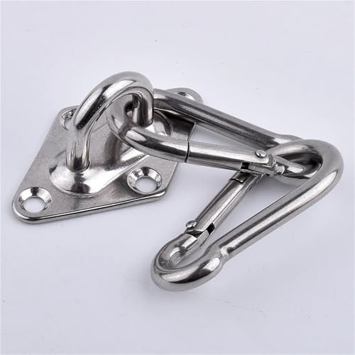 Tensor para cables Turnbuckle M6 M8 de acero inoxidable con broche de botón en forma de diamante, ideal para tensar cuerdas y redes de sombra miniatura 6