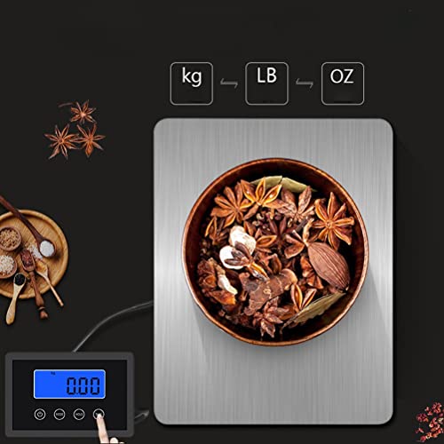 Báscula digital postal para cocina 180kg acero inoxidable miniatura 3