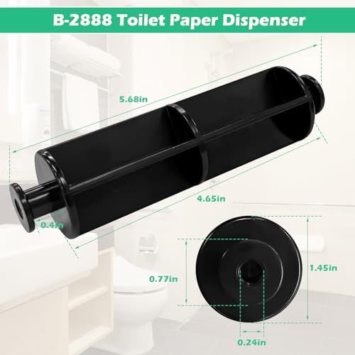 Image of 2 Pack B-2888 B-4288 B-4388 B-4288-9 Toilet Paper Holder Roller Spindle