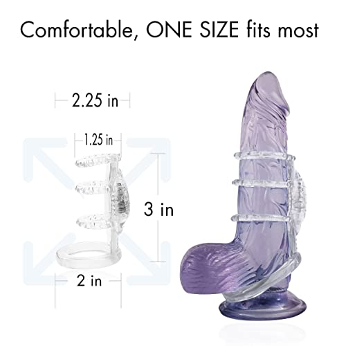 Capa Peniana em feita Jelly Transparente Ca07 capa peniana extensora 18 cm capa peniana sem cabeça