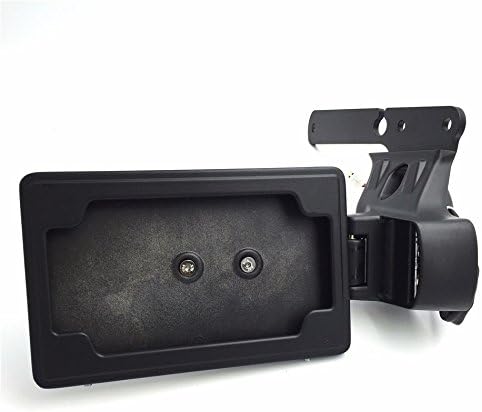 XKH- GROUP Motorcycle Black Side Mount License Plate Kit Rear Fender with LED light Skull Back Compatible with 2004 later XL models (except XL1200T) Sporster 1200 Roadster 883 [B07FLVTCCW]