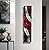Statements2000 Modern Red, Black and Silver Vibrant Metal Wall Wave Accent - Abstract Contemporary Hand-painted Home Office Decor Sculpture - Critical Mass Wave by Jon Allen - 46" x 10"