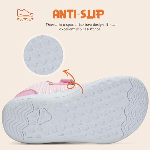 WateLves Toddler Little Kids Wide Barefoot Shoes Boys Girls Winter High Top Minimalist Sneakers Boots Walking Shoes for Indoor Outdoor | Naturally Splay | Flexible Fit4