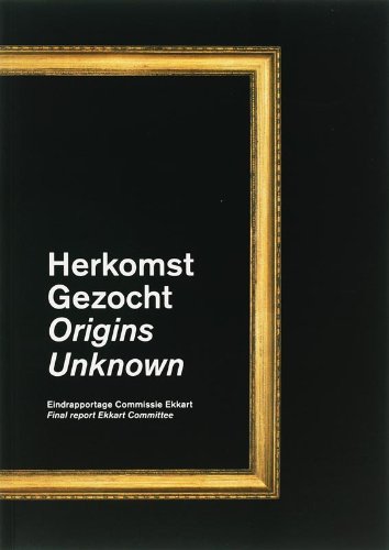 Herkomst Gezocht Origins Unknown livre art histoire enquete provenance