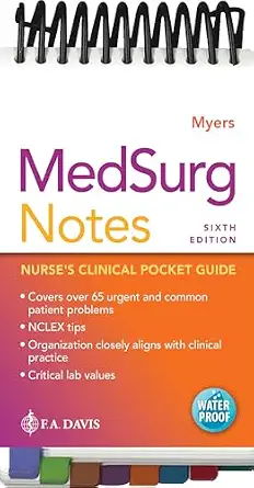 MedSurg Notes: Nurse's Clinical Pocket Guide, 6th Edition - E-Book - Original PDF - img
