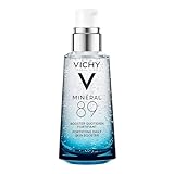 Vichy Minéral 89 Fragrance Free Face Serum Gel Booster or Cream, with Hyaluronic Acid, Hydrates and Strengthens & Suitable for Sensitive Skin. Paraben-Free, Alcohol-Free, Silicone-Free.
