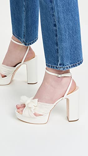 Loeffler Randall Women's Natalia Platform Pleated Bow Heels3
