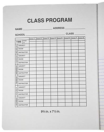 School-Smart-1335763-Stiff-PictureStory-Composition-Book-100-Sheets-9-34-x-7-12-Inches