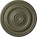 Ekena Millwork CM12KPSSF Kepler Traditional Ceiling Medallion (for Canopies up to 2 5/8"), Hand-Painted Spartan Stone