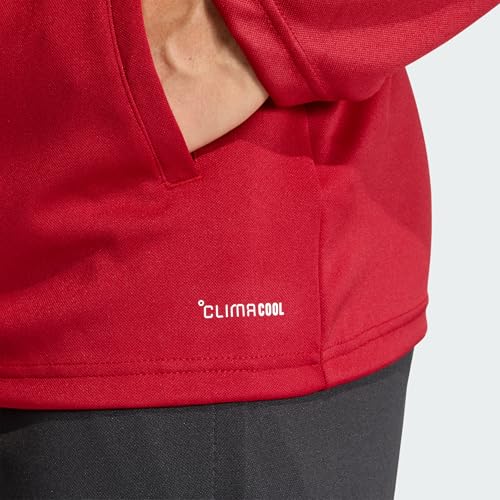 Sudadera adidas Entrada26 para hombre en talla XXL color rojo y blanco 3