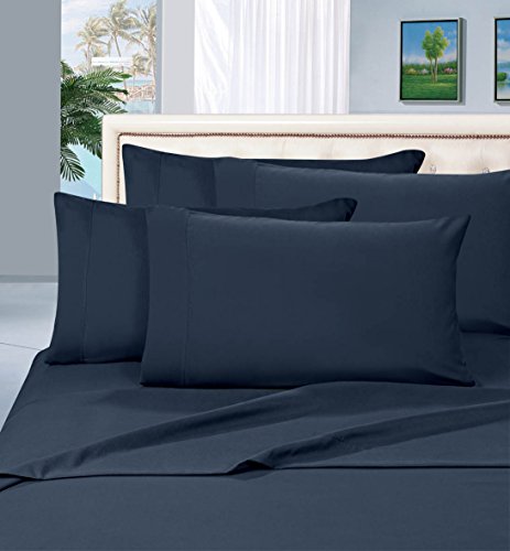 Elegant Comfort 1500 Thread Count Egyptian Quality 6 Piece Wrinkle Free and Fade Resistant Luxurious...