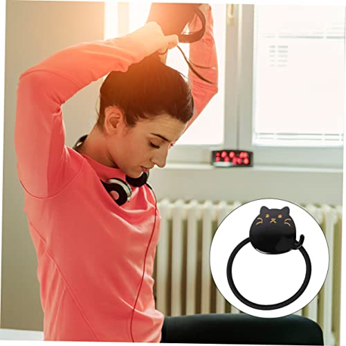 FRCOLOR 6pcs Hair Rings Cat Elastic Hair Bobbles Cats Hair Accessories Hair Bands Hair Ring Cute Funny Hair Ring Cat Hair Tieshair Rope Hair Bobbles For Girls - Image 2