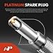 A-Premium Set of 8 Ignition Coil Pack and Iridium Spark Plugs Compatible with Ford Expedition F-150 F-250 F-350 Super Duty & Lincoln Mark LT Navigator 2005-5008