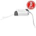 Produktbild Granvoo 2-er Pack LD-014 36-50W AC 170-265V DC 100-160V Überspannungschutz Konstantstrom LED-Treiber Hochtemperaturbeständiger Kunststoff Für LED-Streifen-Licht Wand-Licht Downlight