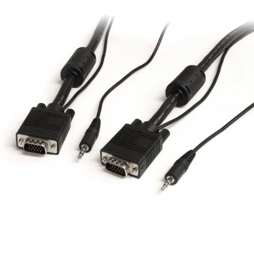 StarTech.com 35 ft Coax High Resolution Monitor VGA Cable with Audio HD15 M/M (MXTHQMM35A)