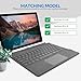 Rii Bluetooth Microsoft Surface Pro Keyboard with Touchpad,7 Color Backlits,Compatible with Microsoft Surface Pro 8/Pro 9/Pro X Only, Ultra-Slim with Cover Only Used when Connected to Bluetooth