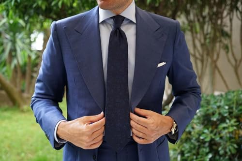 Image of OTAA Floral Necktie Casual Ties for Men - Perfect Neck Tie for Groomsmen Wedding Ties or Formal Occasions