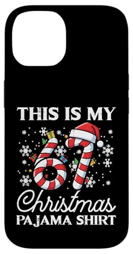 This is My 67 Christmas Pyjama Shirt Funny 6 7 Meme Xmas Hülle für iPhone 14