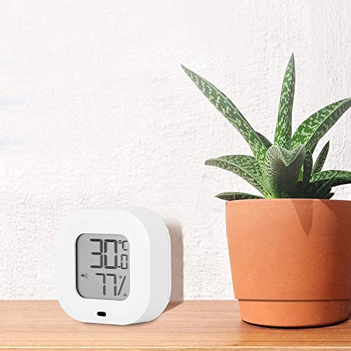 Termômetro Higrômetro, Bluetooth Smart Termômetro Higrômetro Temperatura e Umidade Medidor, Garagem
