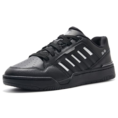 K-Swiss �����Y SI-18 ���C�o���X�j�[�J�[, �u���b�N/�V���o�[, 8.5