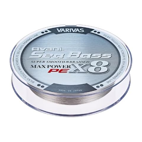 VARIVAS Avani Sea Bass Max Power PE x8 (Stealth Gray, 150m, 20.2 lb (#1)) Cover