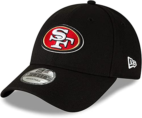 New Era NFL The League 9FORTY Adjustable Hat Cap One Size Fits All (San Francisco 49ers Black)