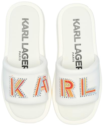 Image of KARL LAGERFELD Women's Opal Embellished Platform Sandal