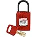 Brady CPT-RED-25PL-KD, 150180 Compact Nylon Lockout Padlock (Pack of 12 pcs)