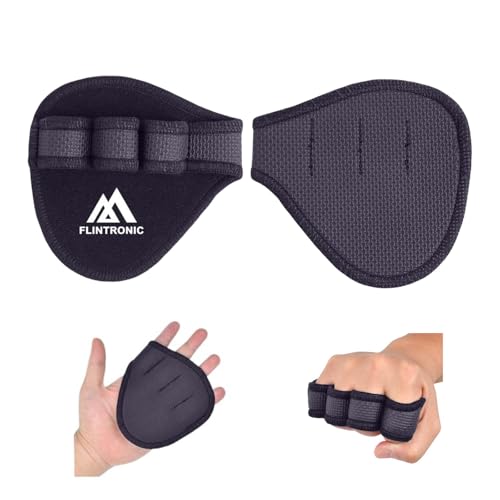 flintronic Griffpolster Griffpads für Klimmzüge, Griffhilfen Kraftsport, für Fitness, Klimmzüge, Bodybuilding, Krafttraining, Trainings Pads als Alternative zu Trainingshandschuhen für maximalen Griff