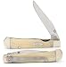 CASE XX WR Pocket Knife Kickstart Natural Bone Trapperlock Item #22722 - (6154Ac SS) - Length Closed: 4 1/8 Inches