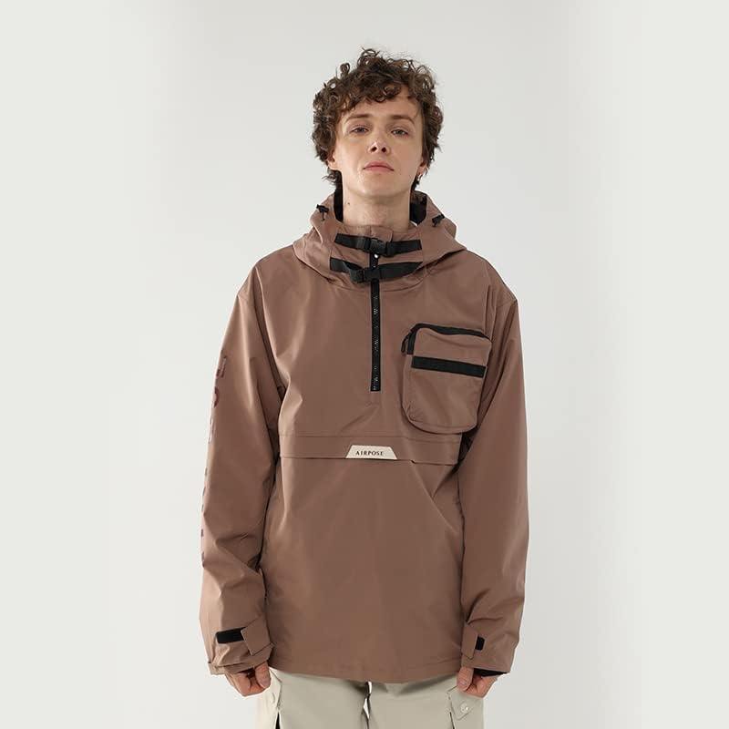 Snowboarding Suit Men Women Winter Thickened Sports Wear Windproof Waterproof Ski Jacket Warm Hooded Clothes