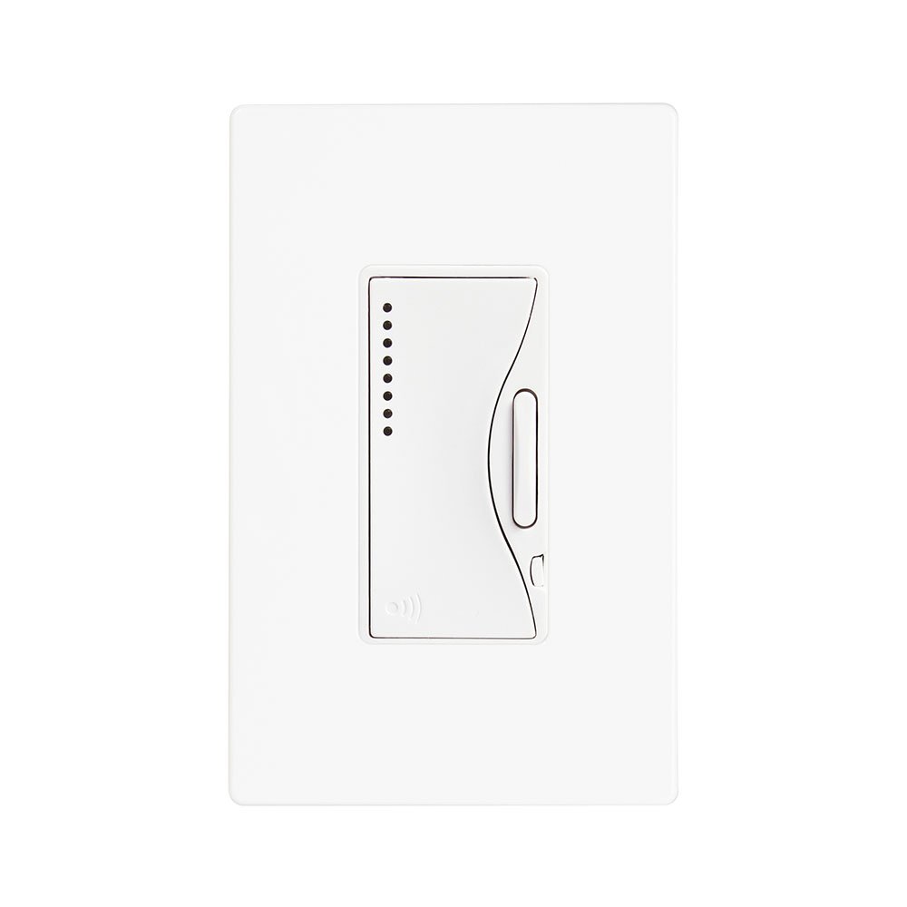 Eaton RF9540-NAW ASPIRE Single-Pole Multi-Location Master Dimmer Light Switch, Alpine White Finish