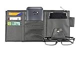 Multifunction PU Car Sun Visor Storage Bag Auto Glasses Ticket Documents Folder Mobile Phone...