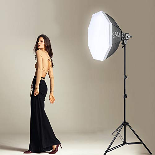 Image of GVM 80W Softbox Lighting Kit with APP Control, Professional Studio Photography Lighting with Digital Display, LED Video Light Color Temperature 5600K and CRI 97+ for Portrait Product Fashion Shoot