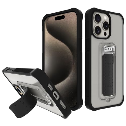 Coque iPhone 15 Pro Max Scooch Wingman 5 en 1 antichoc avec béquille et support voiture