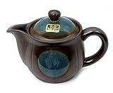 久村陶器(Hisamuratouki) 急須 茶 380ml 萬古焼 カップ網 ポット 未来型青 7165