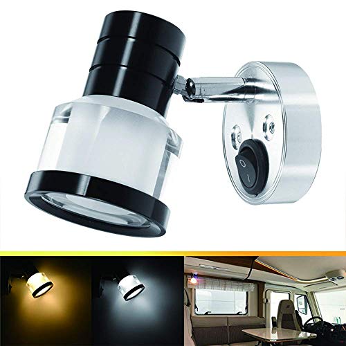 Luces de Lectura LED 12V con Luz Blanca y Cálida Seleccionable 2