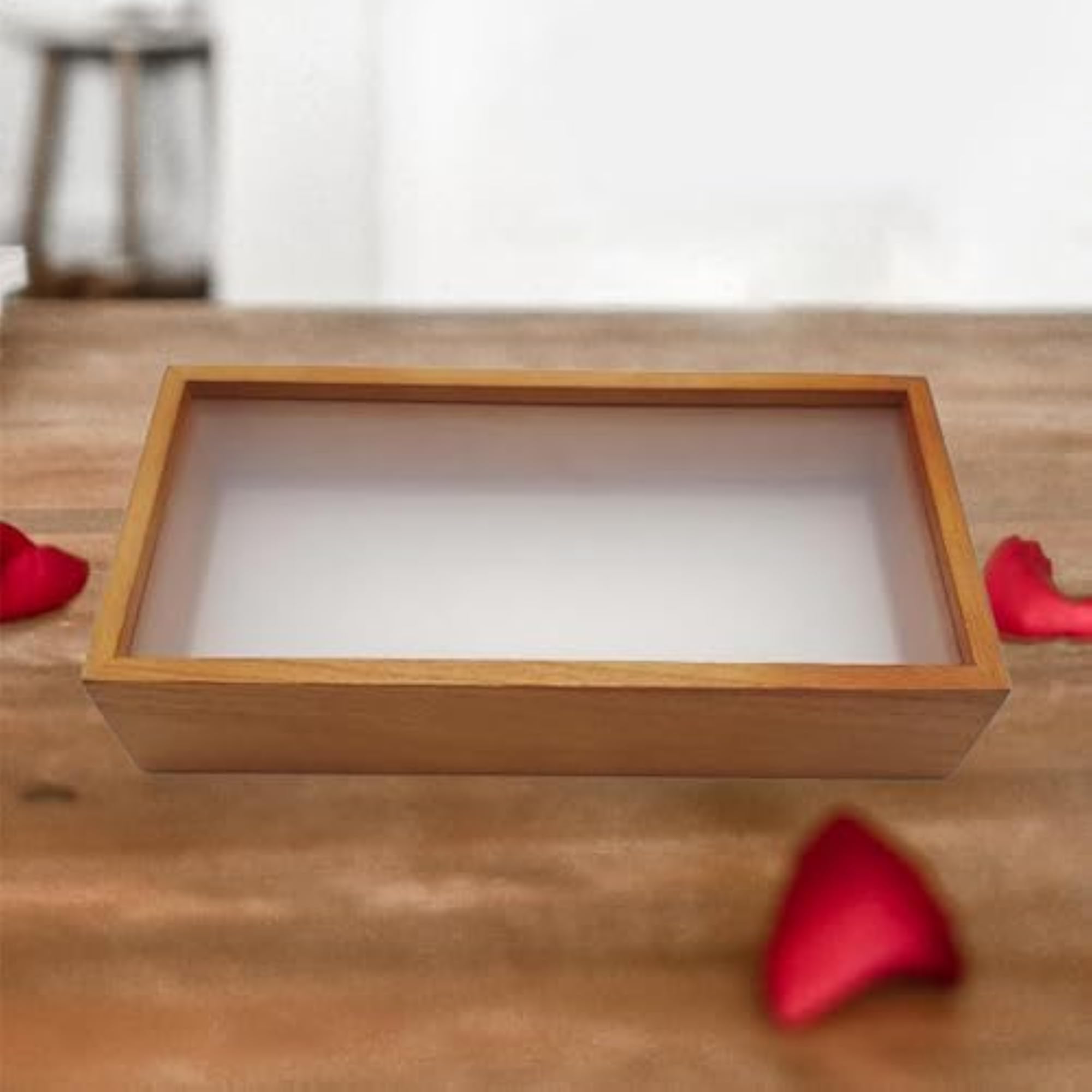 Wooden Shadow Box Frame for Dried Flowers