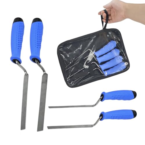 Design Antiaffaticamento: Il manico gommato assicura una presa salda e confortevole, riducendo il disagio durante l'uso prolungato mentre migliora la stabilità operativa e permette di lavorare in modo efficiente senza affaticamento della mano grazie alla superficie ergonomica antiscivolo