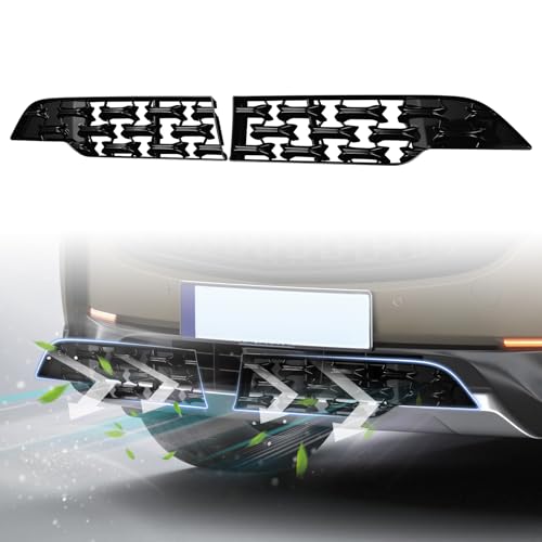 Image of Sunsdrew CX50 Front Grill Mesh Inserts for 2023-2025 Mazda CX-50,Front Grille Cover Guard ABS Trim for Mazda CX-50 Car Exterior Accessories Replacement