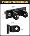 Wyckoff Adjustable Tow Bar Bumper Brackets (Pack of 2), Bolt-On Bracket Compatible with #19745 Tow Bar for RV Dinghy Towing