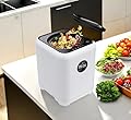 AACULPET Electric Compost Bin for Kitchen Indoor, 3L Countertop Electric Composter with 3 Models/2 Detachable Carbon Filter/Auto Cleaning, Odorless Intelligent Fertilizer Food Recycler Compost Machine