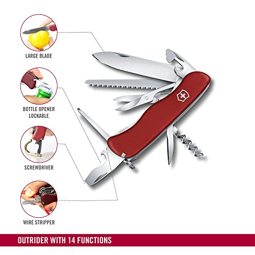 Canivete Outrider 111 Mm Vermelho, Victorinox