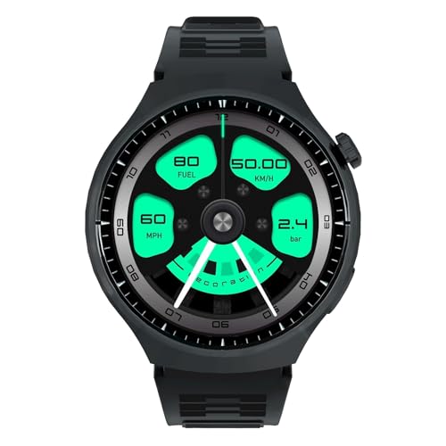 Montre connectée sport écran 1.52HD BIK pour hommes et femmes avec moniteur cardiaque